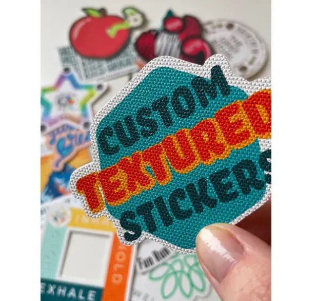 textured stickers