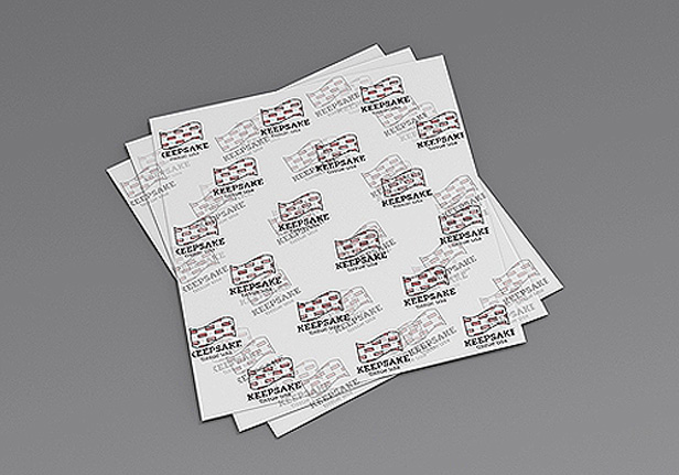 branded tissue paper