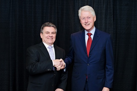 Promotional Products Veteran Meets Bill Clinton