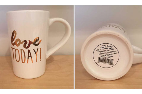 CPSC Recalls Ceramic Mugs