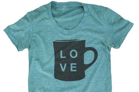 coffee dyed shirt