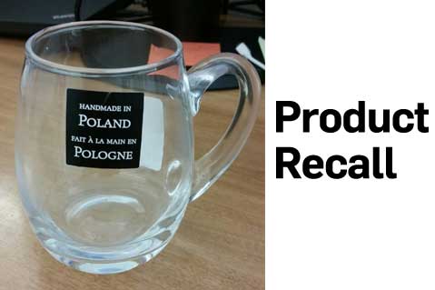 CPSC Recalls Glass Beer Mugs