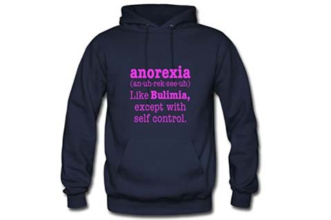 “Anorexia” Sweatshirt Sold on Amazon Spurs Outrage