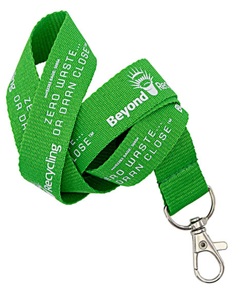 green recycled lanyard