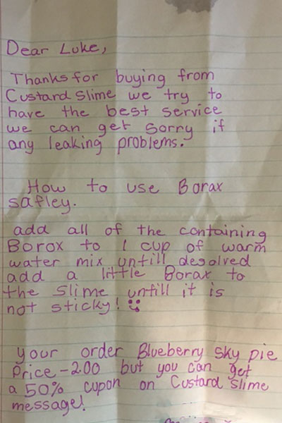 Custard Slime – Or Business Lessons From A 4th Grader