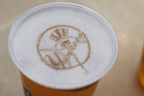 ‘Imprinted’ Beer Foam Of Yankees’ Players Gets The Kibosh