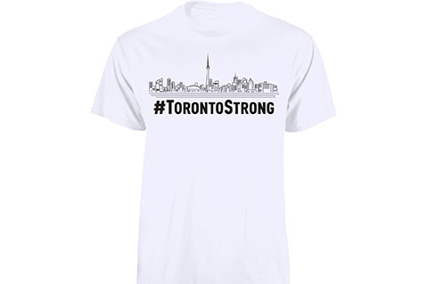 #TorontoStrong T-Shirts Benefit Van Attack Victims