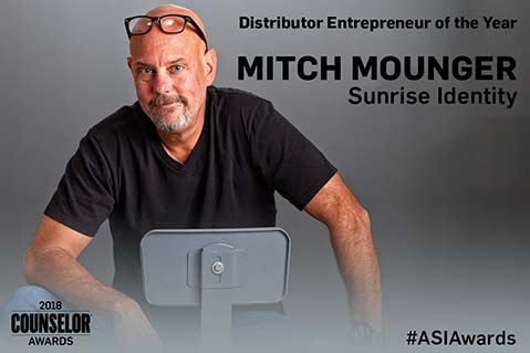 Distributor Entrepreneur of the Year 2018: Mitch Mounger, Sunrise Identity