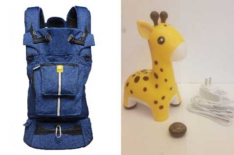 CPSC Announces Recalls On Nightlight & Baby Carrier