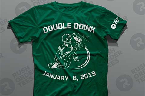 Philly Print Company Capitalizes on ‘Moment Merch’ With Eagles ‘Double-Doink’ Tees