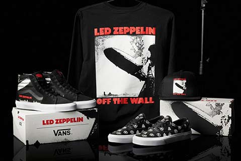 Led Zeppelin, Vans Collaborate on Commemorative Swag