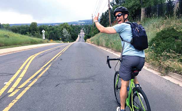 Biking in Boulder, CO