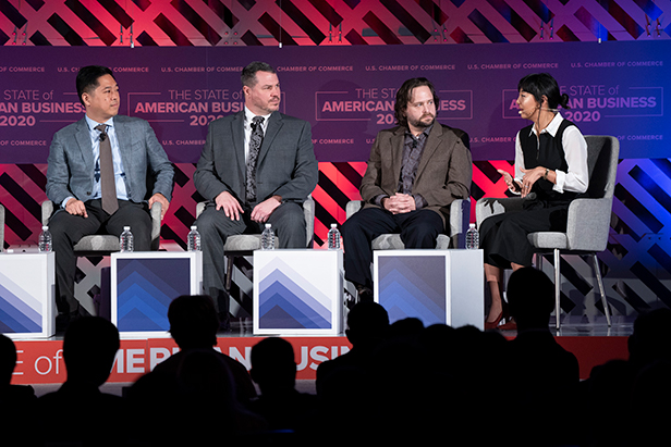 Seth Weiner talking on a panel