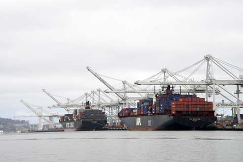 Bankrupt Shipping Company Unloads Stranded Cargo