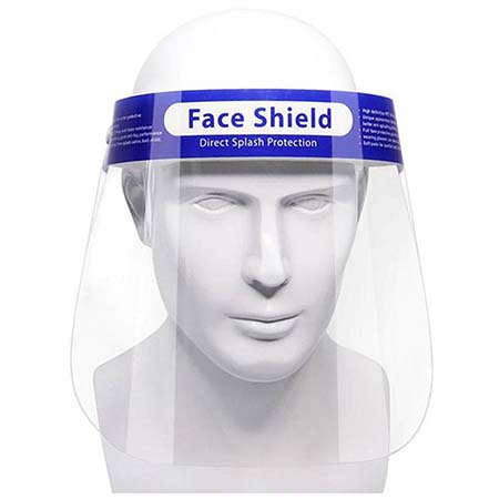 Plastic face shield