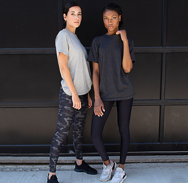 Two girls in activewear