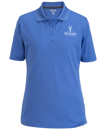 Blue polo shirt from Edwards Garment