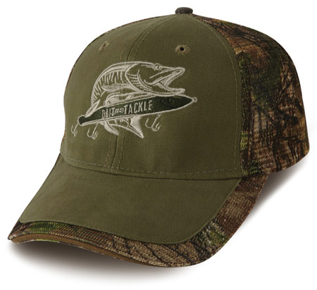 Camo fabric cap