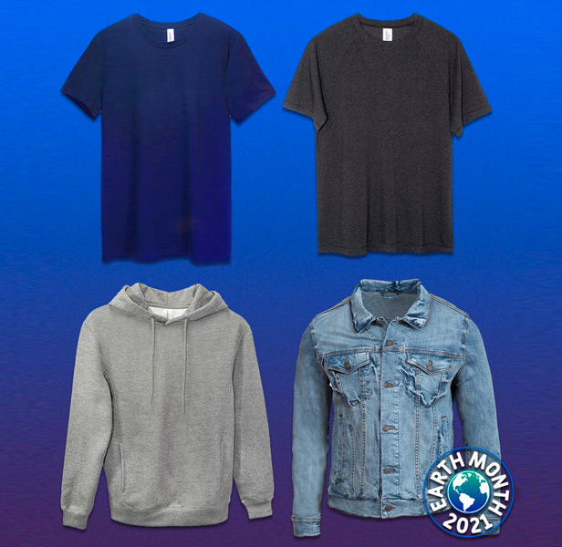 T-shirts, sweatshirt and jean jacket