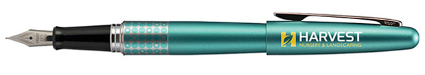 Green ballpoint fountain pen