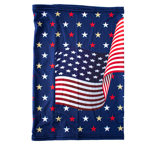 Patriotic neck gaiter