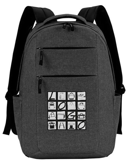 Gray laptop back pack