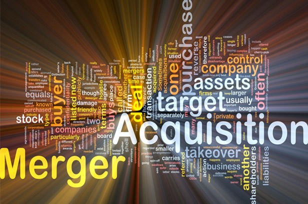 Merger & acquisition word cloud