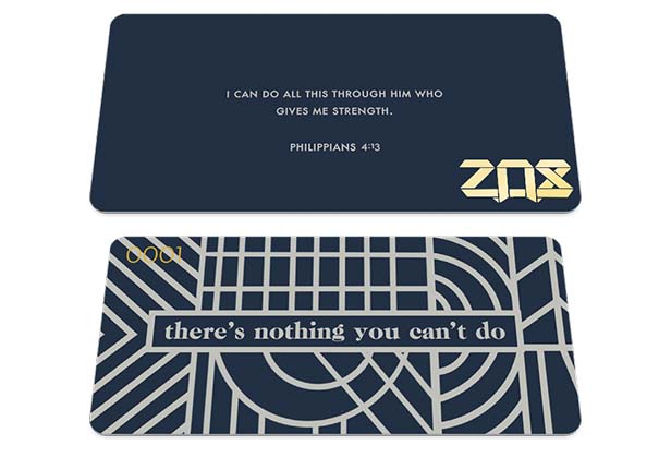 Each ZOX band is packaged with a collector card.