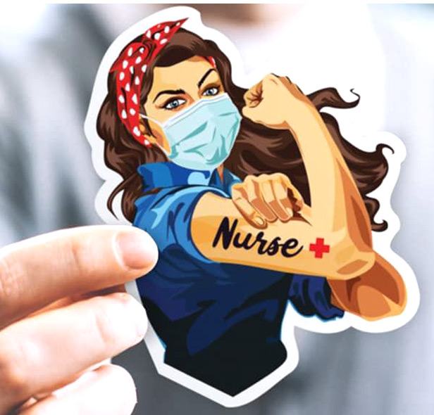 Nurse sticker