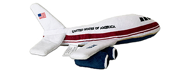 plush Air Force One plane