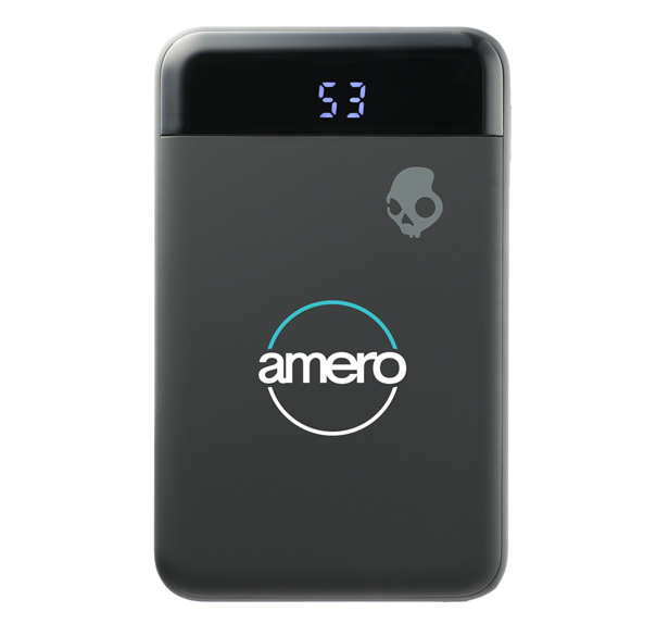 black power bank with digital display