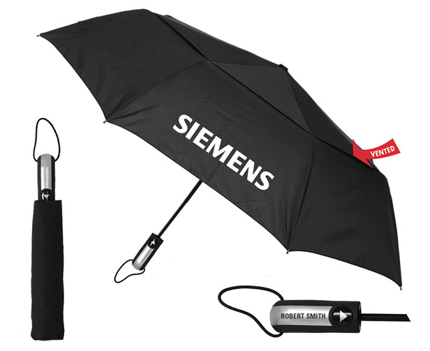 black vented umbrella