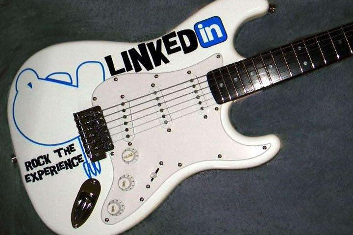 Linked In guitar