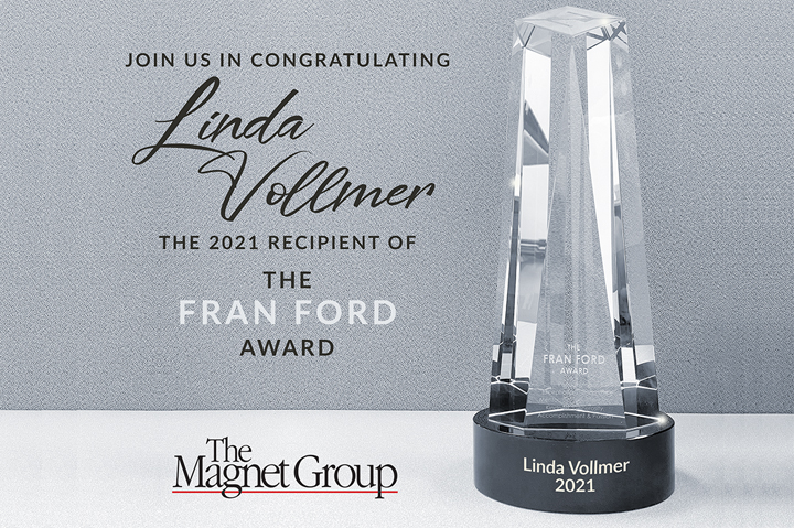 Linda Vollmer Wins the Fran Ford Award