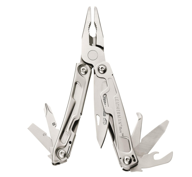 Leatherman multi-tool, open