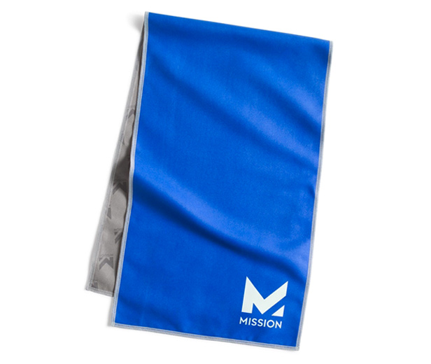 blue cooling towel