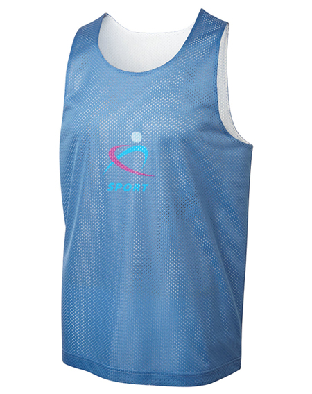 blue mesh tank