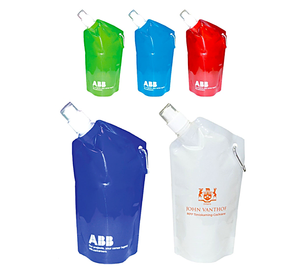 soft water bottles with carabiner