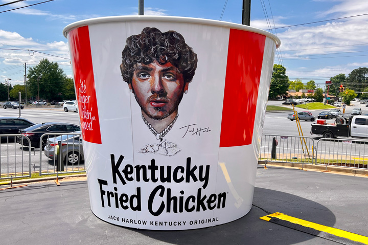 Rapper Jack Harlow, KFC Create Combo Meal, Merch