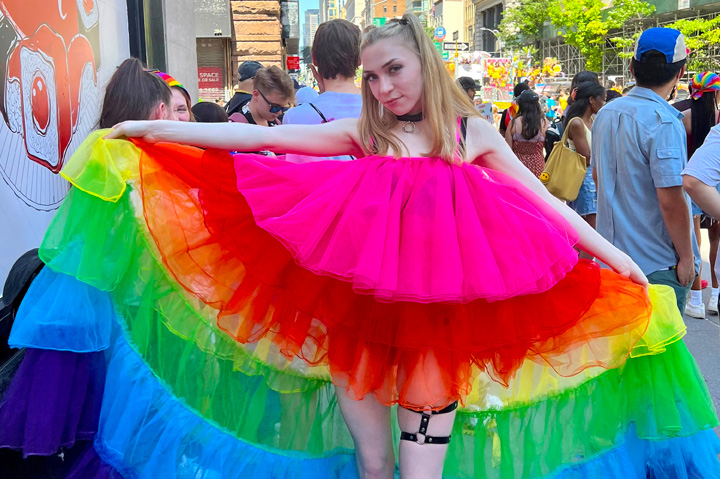 NYC Pride March Attracts Colorful Crowds, Features Tons of Promo