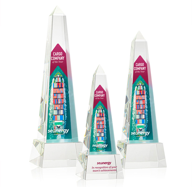 optical-crystal obelisk award