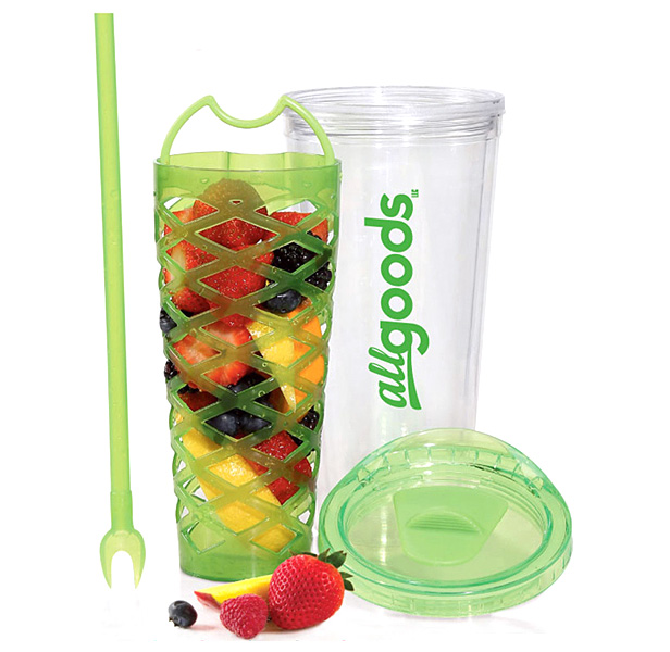 20-oz. tumbler with fruit infuser