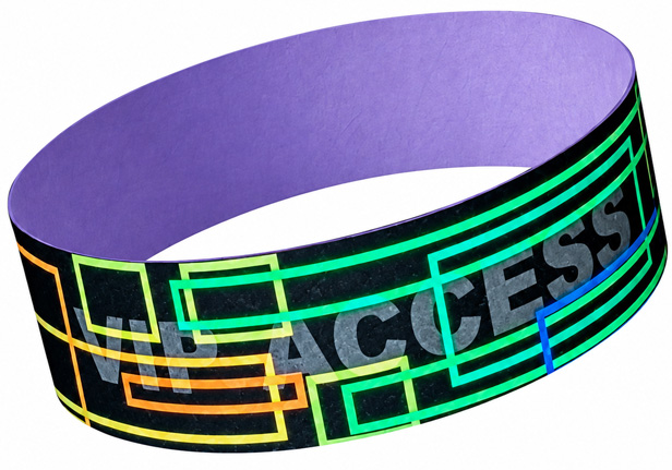 Glowing Tyvek Wristband