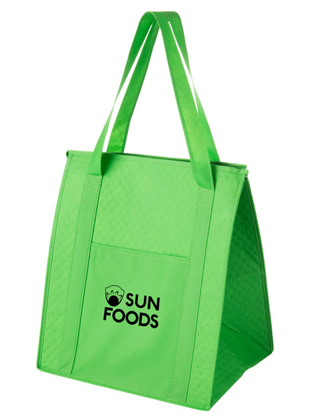 green tote bag