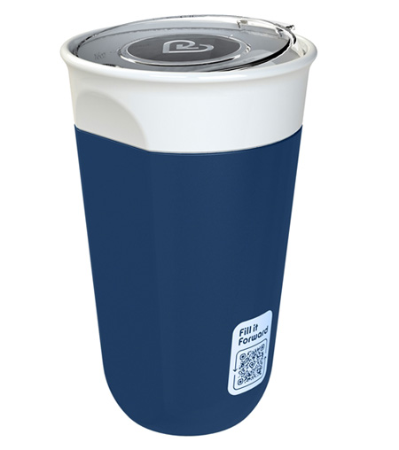 blue coffee cup