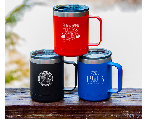 steel camping mugs