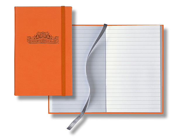 orange notebook