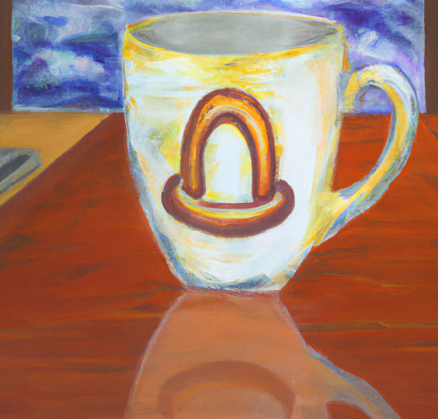 AI generated art for mug