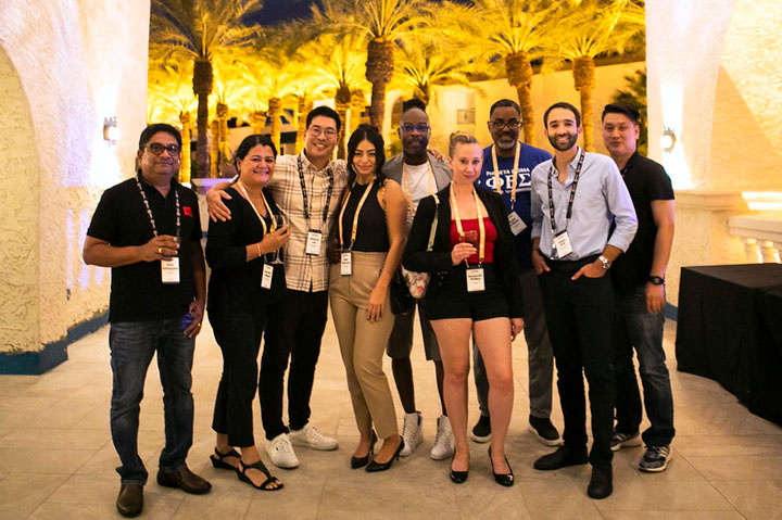 attendees at Connex trade show event