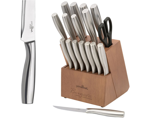 knife and butcher block set